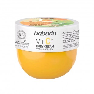 CREME CORPORAL BABARIA VIT C+ TODO TIPO DE PIELES 400ML