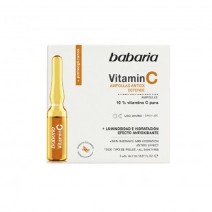 AMPOLA BABARIA VITAMIN C ANTIOXIDANTE+LUMINOSIDADE 5PCS 2ML