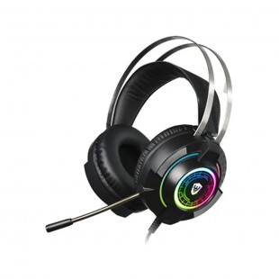 FONE COM MICROFONE SATELLITE GH-550 RGB GAMING PRETO