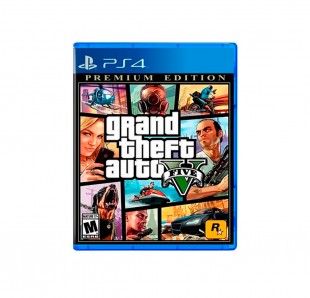 GAME PS4 MIDIA GTA 5 PREMIUM EDITION ENGLISH
