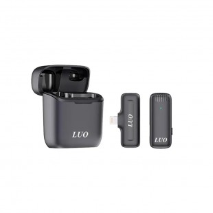 MICRÓFONO SEM FIO LUO LU-B14 COM 1 MICROFONE PARA IPHONE