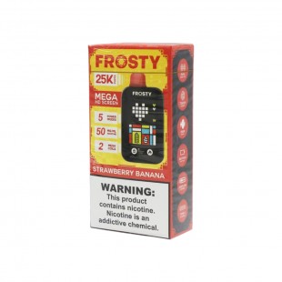 CIGARRO POD FROSTY 25000PUFF STRAWBERRY BANANA 23ML