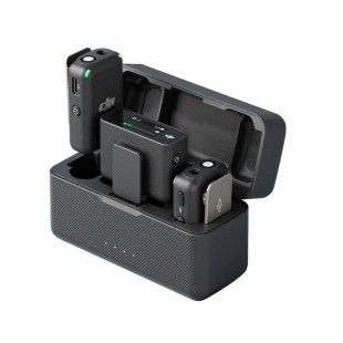 MICROFONE WIRELES DJI MINI (2 TX+1RX+CHARGING CASE