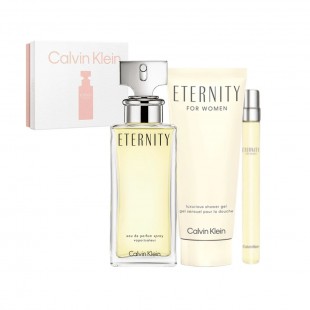 CALVIN KLEIN ETERNITY KIT FEM 100ML EDP+10ML+BODY 100ML