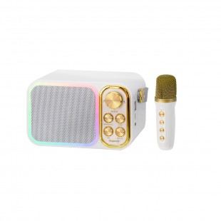 SPEAKER ECOPOWER EP-2112 BRANCO BT/USB/FM/AUX