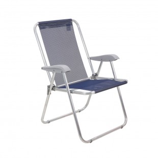 CADEIRA PARA PRAIA TRAMONTINA 92900/202 AZUL ESCURO