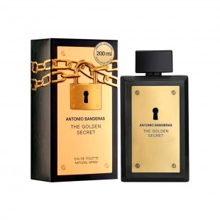 ANTONIO BANDERAS THE GOLDEN SECRET MEN 200ML EDT NOVA EMBALAGEM