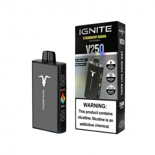 CIGARRO POD IGNITE V250 25000PUFF GOLD STRAWBERRY BANANA