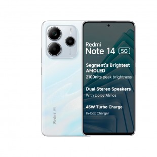 CELULAR XIAOMI REDMI NOTE 14 5G 6GB+128GB INDIAN WHITE