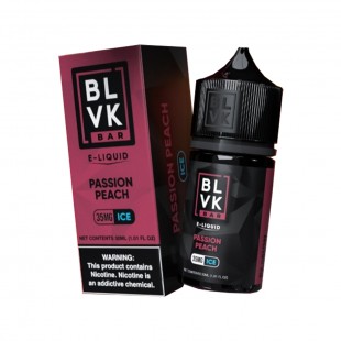 JUICE VAPE E. LIQUID BLVK SALT PASSION PEACH 35MG 30ML