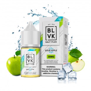 JUICE VAPE E.LIQUID BLVK SALT SOUR APPLE ICE 35MG 30ML