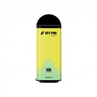VAPE CARGA LIFE POD ECO II CARTRIDGE 10000 PUFF GREEN GRAPE ICE