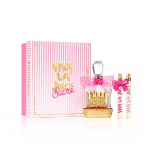 JUICY COUTURE VIVA LA JUICY SUCRE KIT FEM 100ML EDP+10ML+10ML