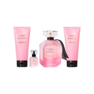 KIT VICTORIA'S SECRET BOMBSHELL FEM 100ML EDP+7ML+GEL+BODY 100ML