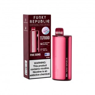 CIGARRO  POD FUNKY REPUBLIC TI 7000PUFF PINK BOMB