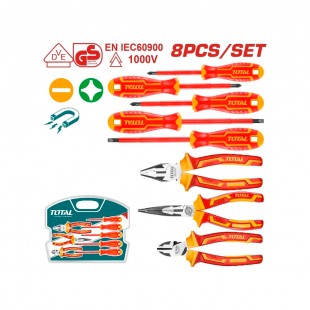 KIT ALICATE/FENDA TOTAL THKIST3082 8PEÇAS