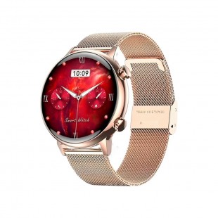 RELOGIO SMART WATCH G-TIDE KIT LADY TIME ROMANCE ROSE GOLD+FONE SILVER