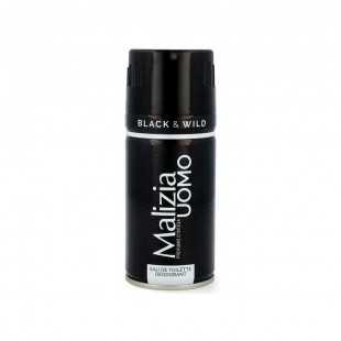 DESODORANTE MALIZIA UOMO BLACK & WILD 150ML