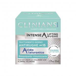 CREME FACIAL CLINIANS ANTIRRUGAS INTENSE A ACIDO IALURONICO SPF15 50ML