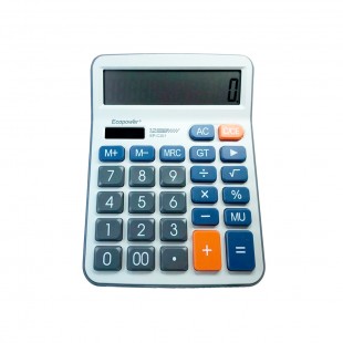 CALCULADORA ECOPOWER EP-C301 12 DIGITOS BRANCO