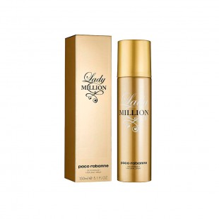 DESODORANTE PACO RABANNE LADY MILLION 150ML 