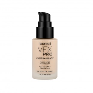 BASE FACIAL FARMASI VFX PRO CAMERA READY NO.00 COOL IVORY 30ML 