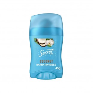 DESODORANTE SECRET STICK 5X FRESH DEFENSE COCONUT GEL FEM 45G