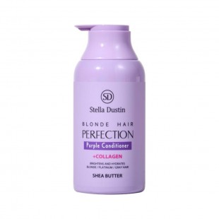 CONDICIONADOR STELLA DUSTIN BLONDE HAIR PREFECTION PURPLE SHEA BUTTER 500ML