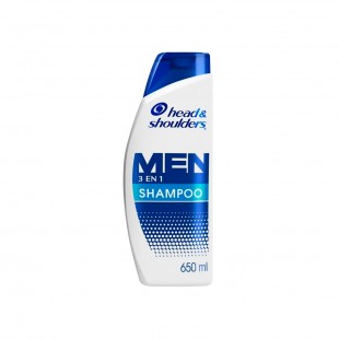 SHAMPOO HEAD & SHOULDERS 3EN1 MEN 650ML 
