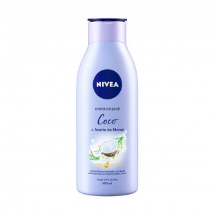 CREME CORPORAL NIVEA COCO ACEITE DE MONOI PELE NORMAL SECA 400ML