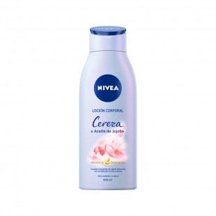 CREME CORPORAL NIVEA CEREZA ACEITE DE JOJOBA PELE NORMAL SECA 400ML