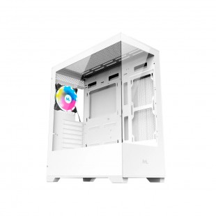 GABINETE MTEK GAMMER MCG-AIR01-W BRANCO 1 FAN