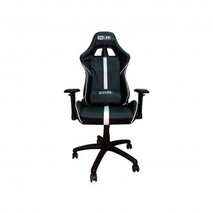 CADEIRA GAMER GOLINE D-395T PRETO/BRANCO