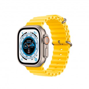 RELOGIO APPLE WATCH GARANT EXPIRADA ULTRA 49MM SILVER/YELLOW NH93LW/