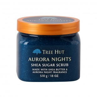 TREE HUT EXFOLIANTE AURORA NIGHTS SHEA SUGAR SCRUB 510ML