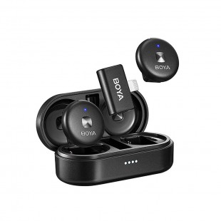 MICROFONE BOYA OMIC-D WIRELESS LIGHTNING PRETO 