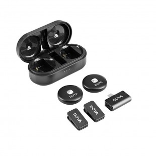 MICROFONE BOYA OMIC WIRELESS USB-C PRETO 