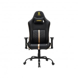 CADEIRA GAMER SATELLITE GAME A-GC8603 PRETO DORADO