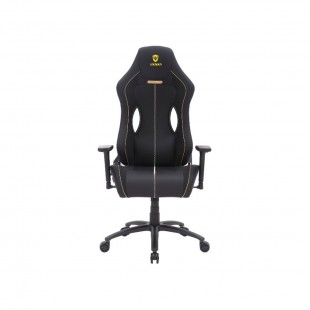CADEIRA GAMER SATELLITE GAME A-GC8606 PRETO DORADO