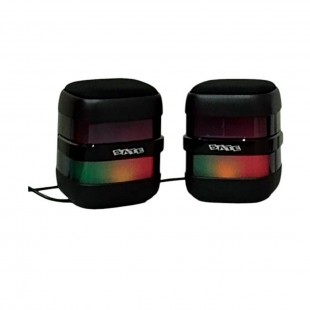 SPEAKER SATELLITE AS-92008B RGB PRETO 2.0 BT