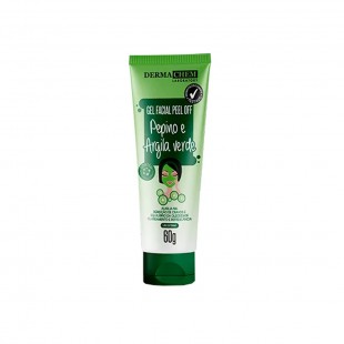 GEL HIDRATANTE FACIAL DERMA CHEM PELL OFF PEPINO E ARGILA VERDE 60G