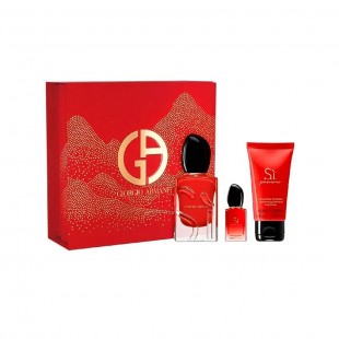 GIORGIO ARMANI SI PASSIONE KIT FEMININO 50ML EDP+7ML+BODY 50ML 