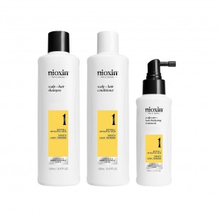 KIT NIOXIN 1 PRO CLINICAL NATURAL HAIR SHAMPOO+CONDICIONADOR 300ML MASCARA 100ML 