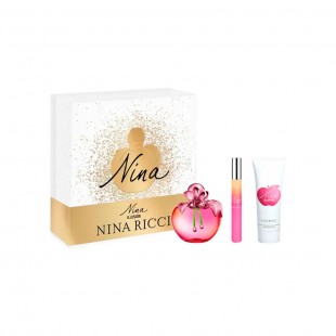 NINA RICCI NINA ILLUSION KIT FEMININO 80ML EDP+10ML+ BODY 75ML 