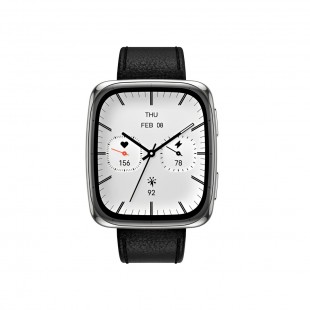 RELOGIO AMAZFIT ACTIVE 2 A-2440 SQUARE PREMIUM BLACK LEATHER 