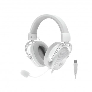 FONE COM MICROFONE REDRAGON THORIDAL H730W WHITE GAMING 