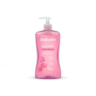 SABONETE LIQUIDO BABARIA ROSA MOSQUETA 300ML