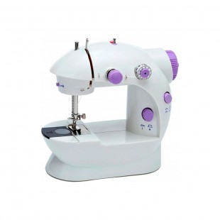 MAQUINA DE COSTURA SM-202A BRANCO ROXO