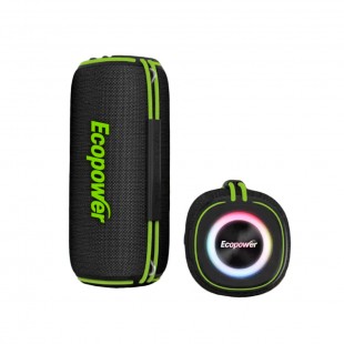 SPEAKER ECOPOWER EP-S111 VERDE RGB/BT 5.3/USB/SD/AUX/FM