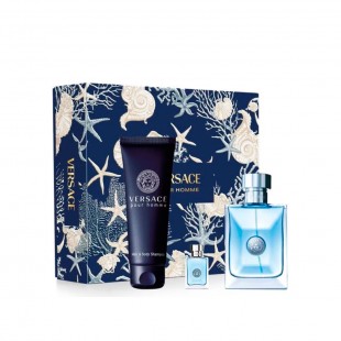 VERSACE POUR HOMME KIT MEN 100ML EDP+5ML+SHOWER GEL 150ML 